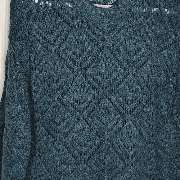 American Eagle knit Sweater Emerald Green Small - Picture 4 of 6